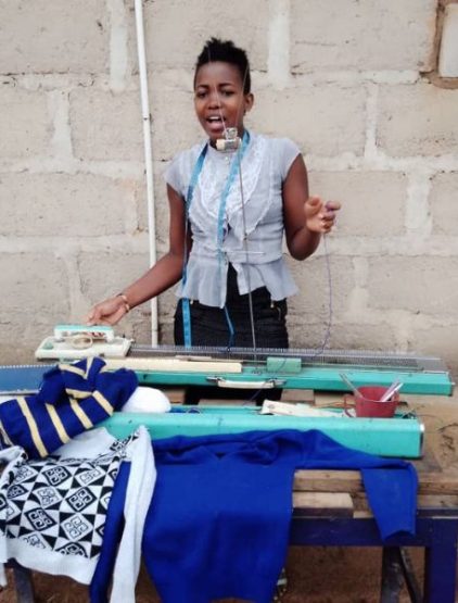 From Learner to Trainer in Knitting Business