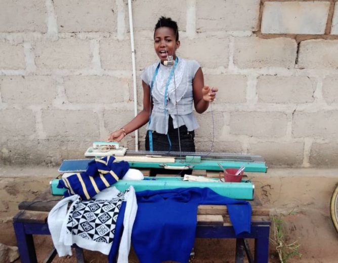 From Learner to Trainer in Knitting Business