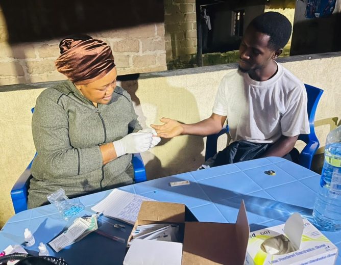 Health Care Work from Iringa MC during HIV testing to ADMR conducted in March 2024