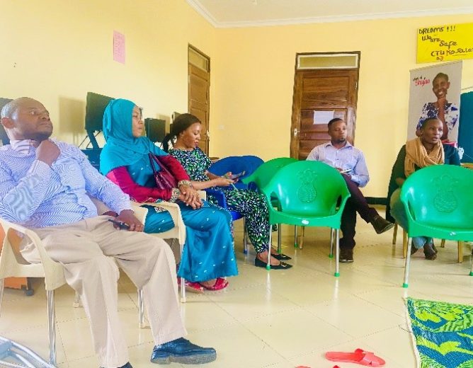 Kahama Mc Municipal officials at Nyihogo Economic hub