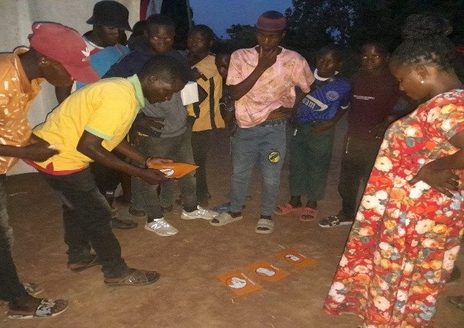 SITETEREKI session to ABYM on condom use and Camping testing to reach ABYM after football league at Kilago wards